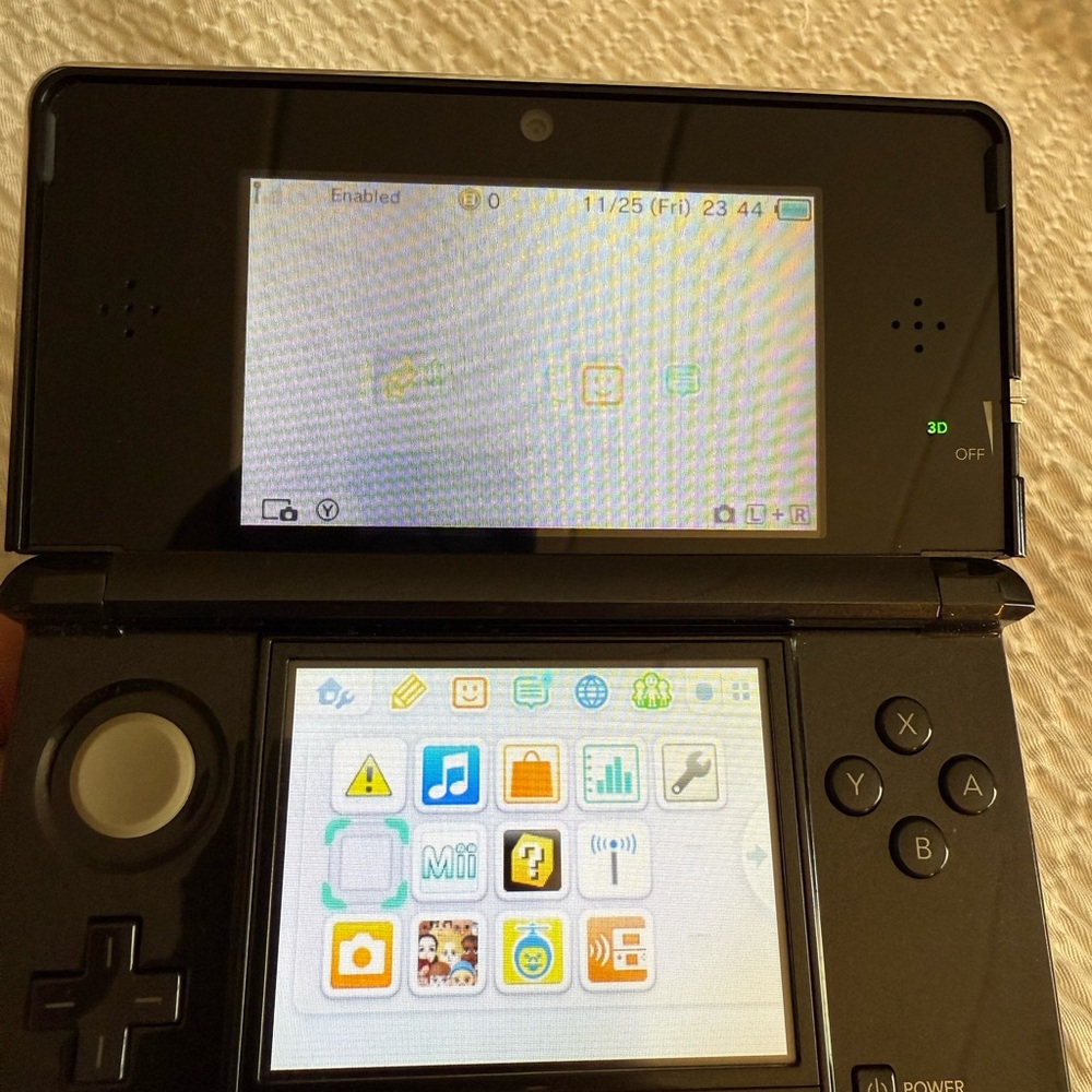 Nintendo Black Handheld Console 3DS